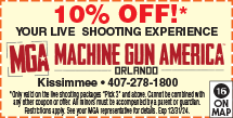 Discount Coupon for Machine Gun America